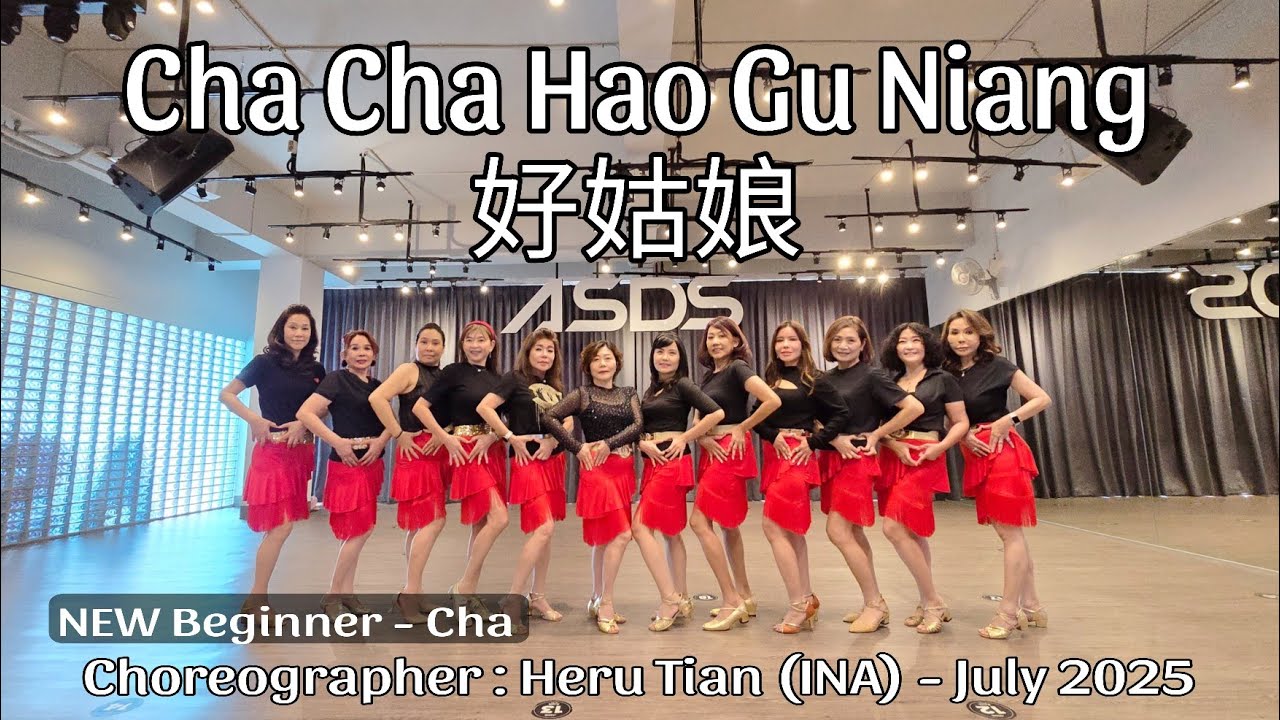 QUEEN PIK | Cha Cha Hao Gu Niang 好姑娘  | LINE DANCE | High Beginner - Cha Cha | Heru Tian
