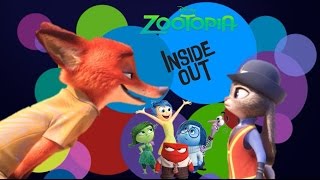 Zootopia ft. Inside out - Nick's and Judy's emotions