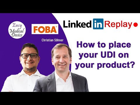 LinkedIn Replay - How to place your UDI on Medical Devices