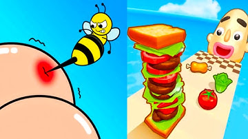 Help Me Tricky Story vs Sandwich Runner - All Levels Gameplay (Android,iOS) Part 45