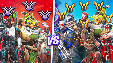 3 CHAMPIONS vs 6 GOLDS  - Who wins?! (Overwatch 2)
