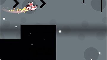 Playing a recent FLAPPY BIRD level in geometry Dash