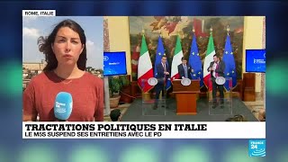 Italie : Le M5S suspend ses entretiens avec le PD après des désaccords sur les postes du futur gouve