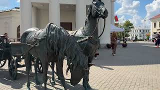 Прогулка по Минску Немига Красный дворик Октябрьская Красный костёл