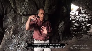Ode to the white owl ~ a ceremonial chant in Pluto's Cave ~ by Edward Maesen