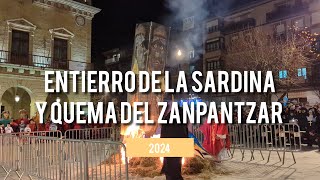 Entierro de la sardina y quema del Zanpantzar en Irun 2024 | Txingudi Online