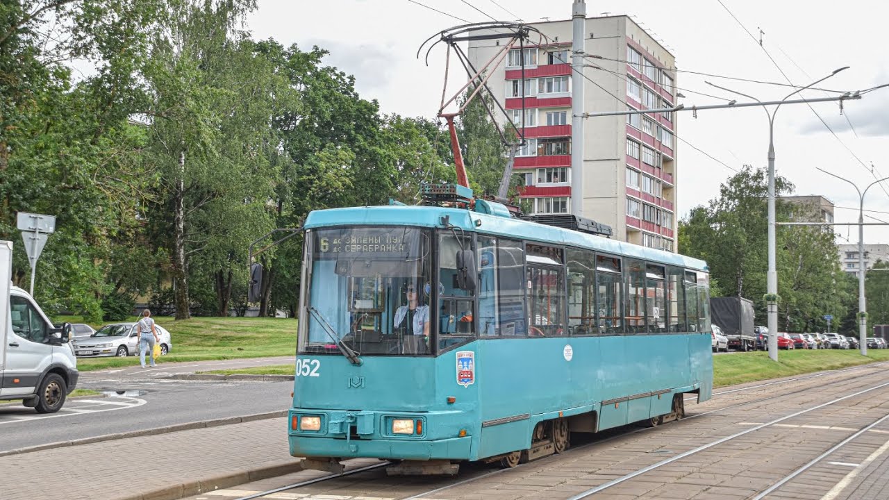 ПОЕЗДКА в трамвае БКМ-60102 (БОРТ.№052) маршрут №11