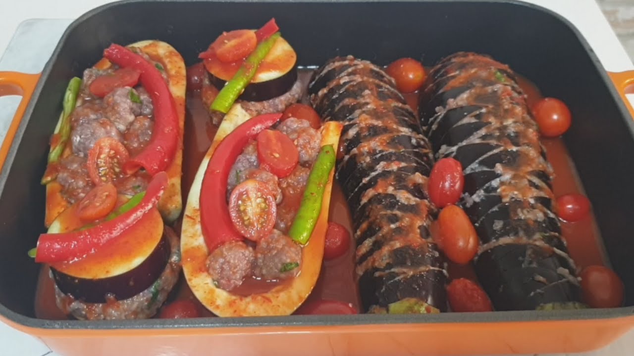 Patlıcanları birde böyle pişirin ☼ Fırında patlıcan yemeği ☼ #eggplant