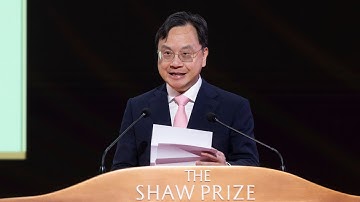 The Shaw Prize Award Presentation Ceremony 2025 - Speech by Prof. Dennis Lo