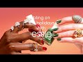 Bling on the holidays with essie nail polish 