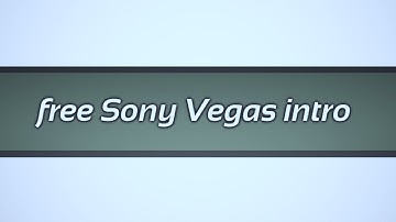 2D Intro Video Template #2 | Sony Vegas Pro 13 + Free Download