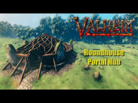 Valheim - Roundhouse Portal Hub  DOWNLOADABLE .vbuild file