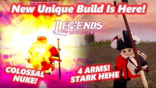 Colossal NUKE And Lucky Axe Crit Build In Legends Re:Written!