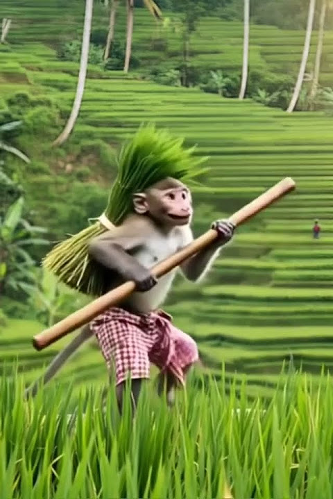 JOGET REGE DULU #animals #monyet #reggae #shorts