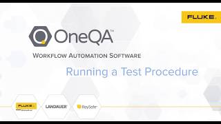 Fluke Biomedical OneQA - How to Run an electrical safety test procedure