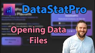 Opening Data Files || DataStatPro || Online Statistics & Production Suite (Free & Paid)