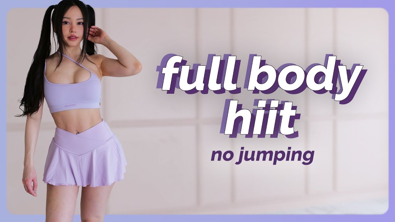 Full Body Burn HIIT Workout   Beginner Friendly No Jumping