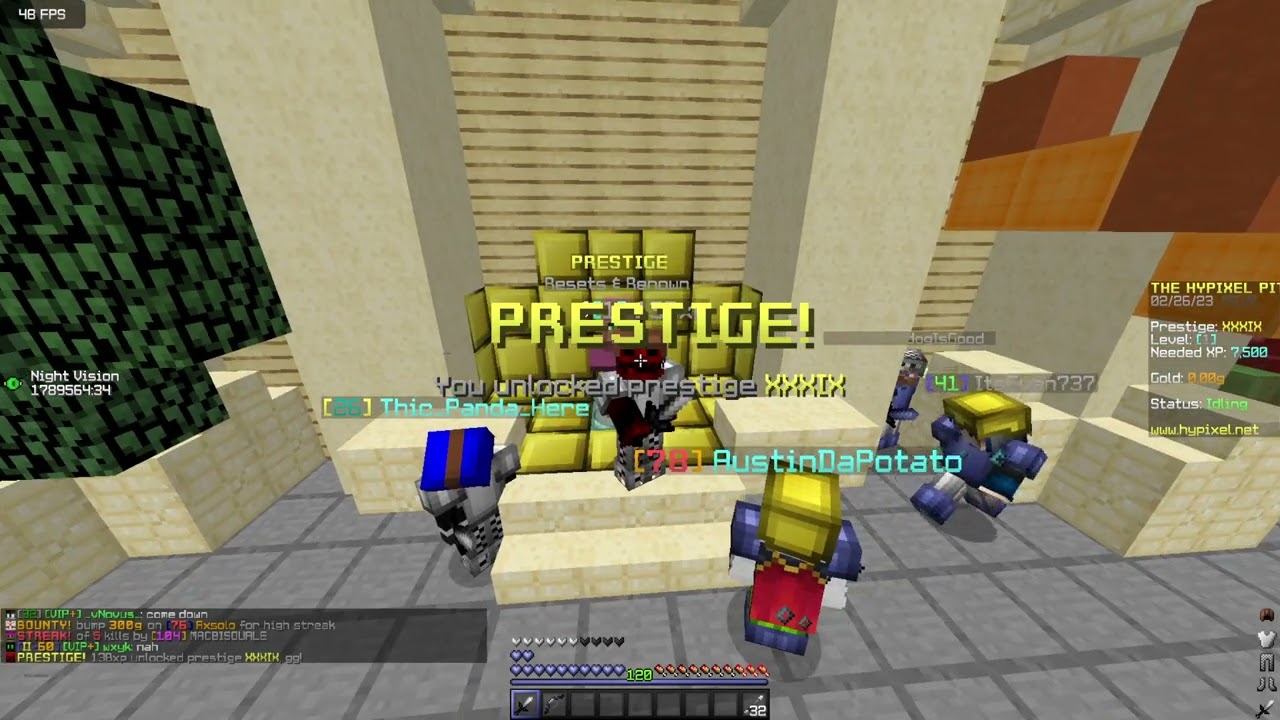 Prestige 39 | Hypixel Pit