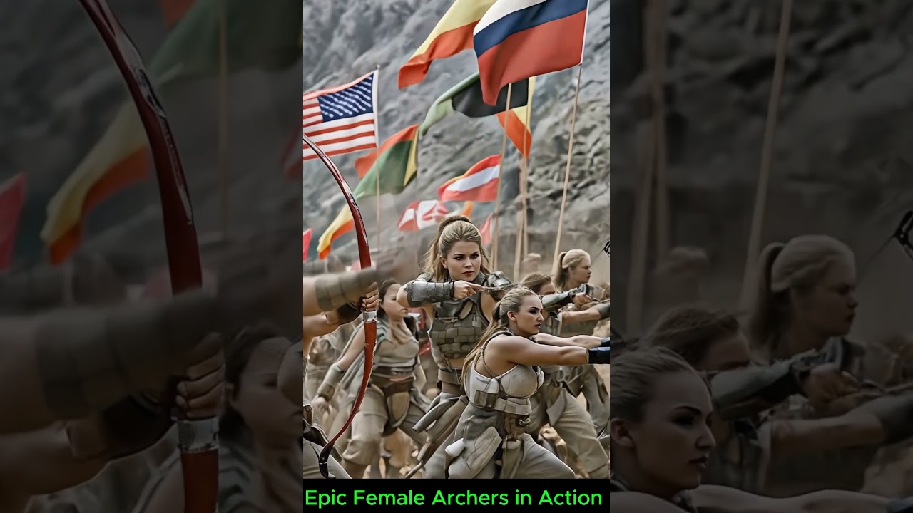 Epic Female Archers in Action | Cinematic Battle Scene in 4K 