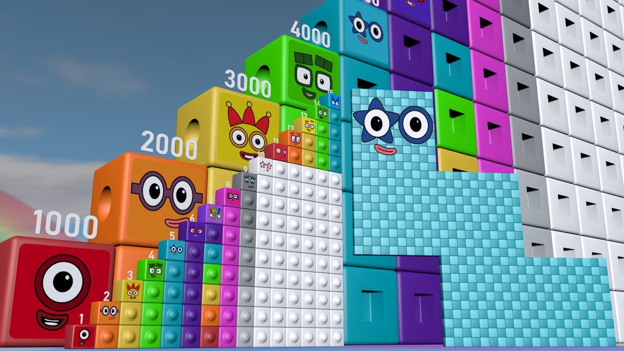 Numberblocks Puzzle Step Squad 50 500 500,000 25,000,000 MILLION ...