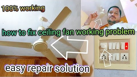 ceiling fan not working low speed dimmer problem easy checking repair Hindi 💯👍💡😱