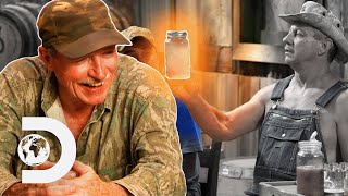 Mark Rogers Wins With A Delicious Peach Infused Moonshine Moonshiners Master Distillers