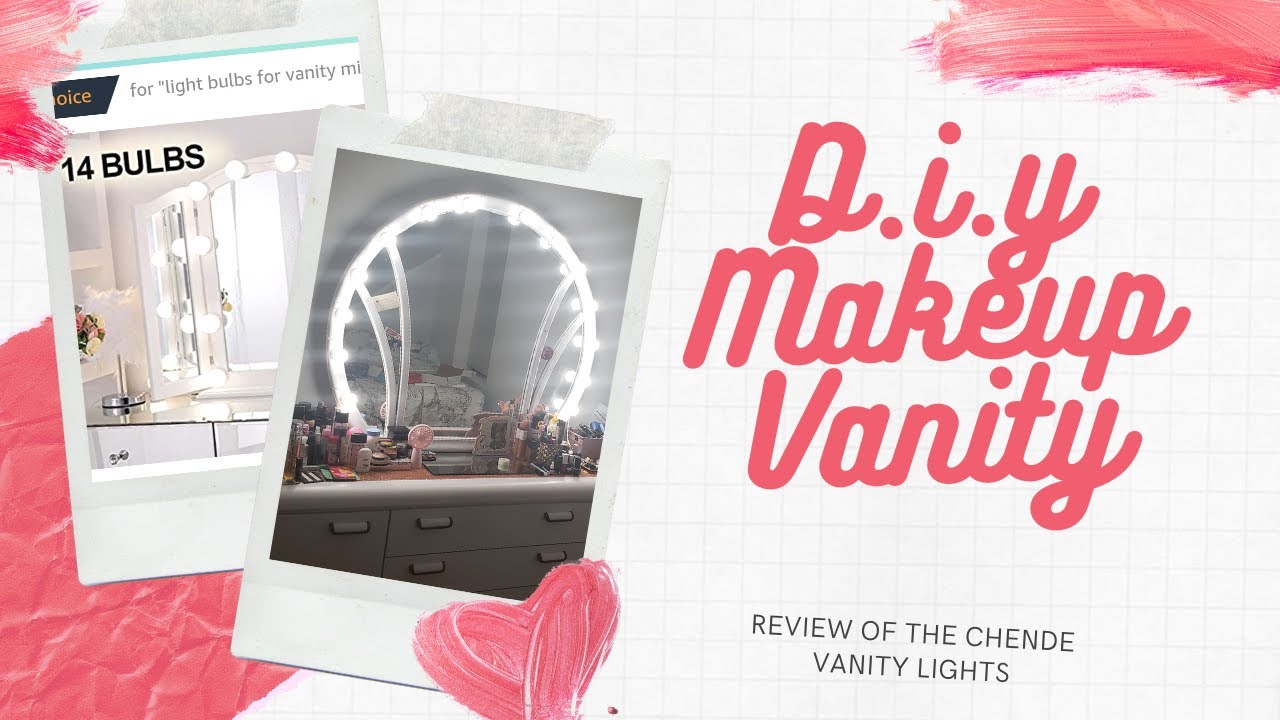 D.I.Y Makeup Vanity With Lights | Under $30| Shorty2die4