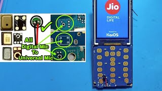 Jio Microphone convert in 2pin Universal Mic