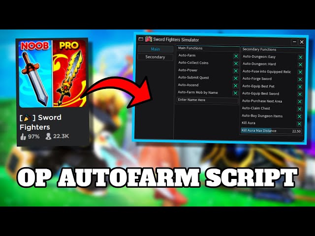 Sword Fighters Simulator Script OP GUI Auto Farm 2023 Free