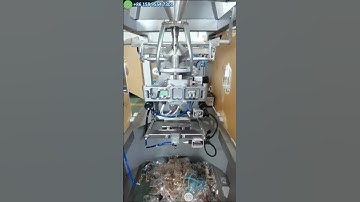 Automatic Vertical Granular Packaging Machine With An Electronic Weigher #packagingautomation