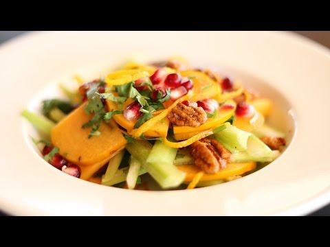 Video: Delicious Salads With Persimmon