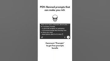 banned prompts that can make you rich | #chatgpt #chatgpt4o #aiprompt #prompts #prompt #ai