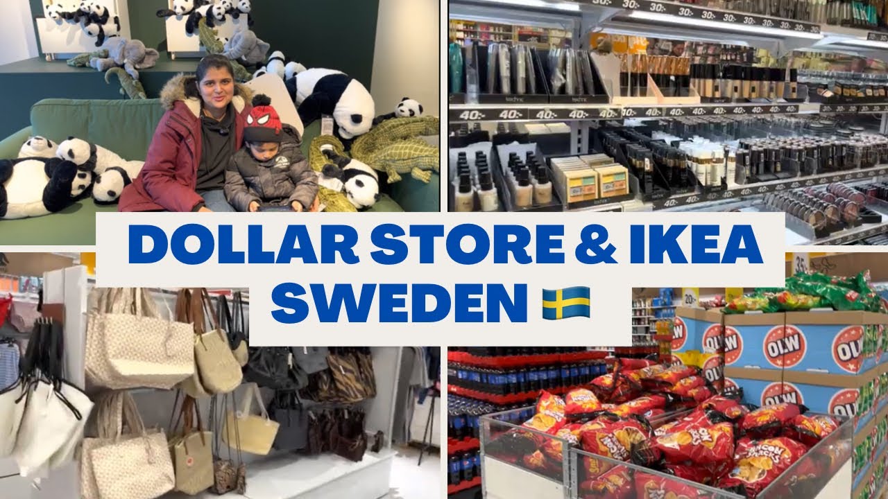 Dollar store sweden IKEA shopping vlog 59 Sweden vlog 