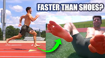 Running an All Out 400M On Track - Barefoot