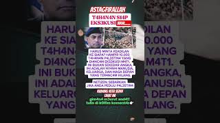 wah lihat tuh tahanan palestin akan berakhir#short #do'akan