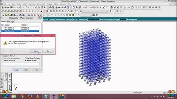 Calculating Natural Frequency of a Building By Modal Shape Staad pro