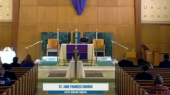 March 26, 2021: Cathy Benson funeral mass