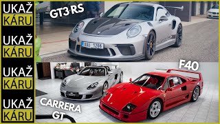 4K | PORSCHE 911 GT3 RS, FERRARI F40, CARRERA GT V JEDEN DEN 🔥