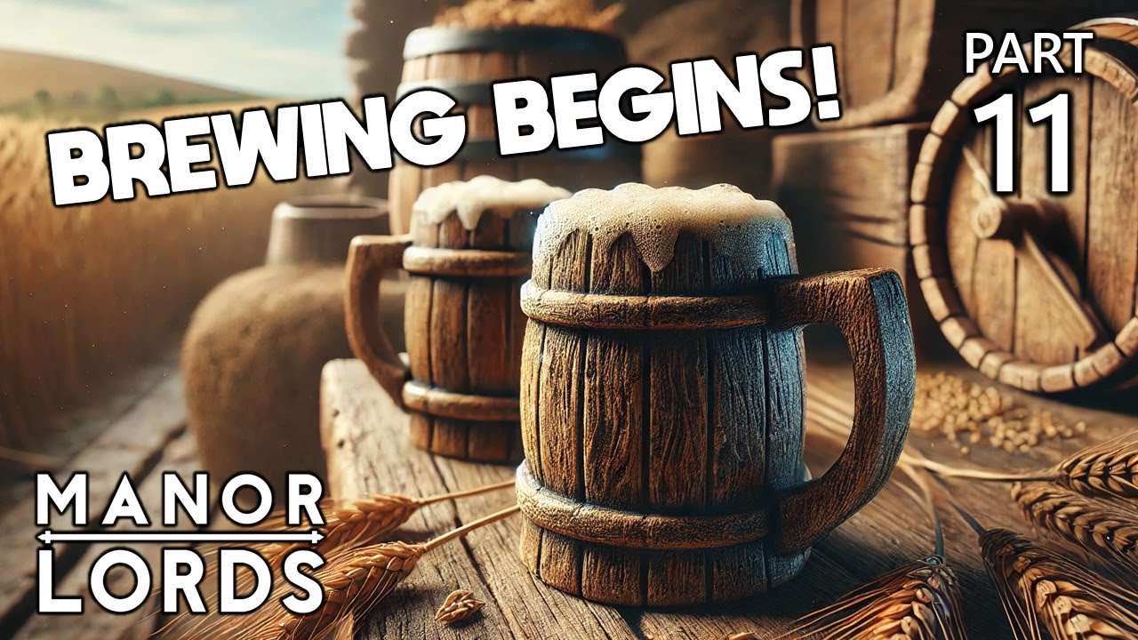 The Ale Production Has Begun! | Manor Lords [Part 11] - YouTube