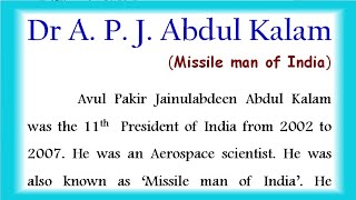 APJ Abdul kalam biography in English 2022 life story of APJ Abdul kalam APJ Abdul kalam Essay Englis