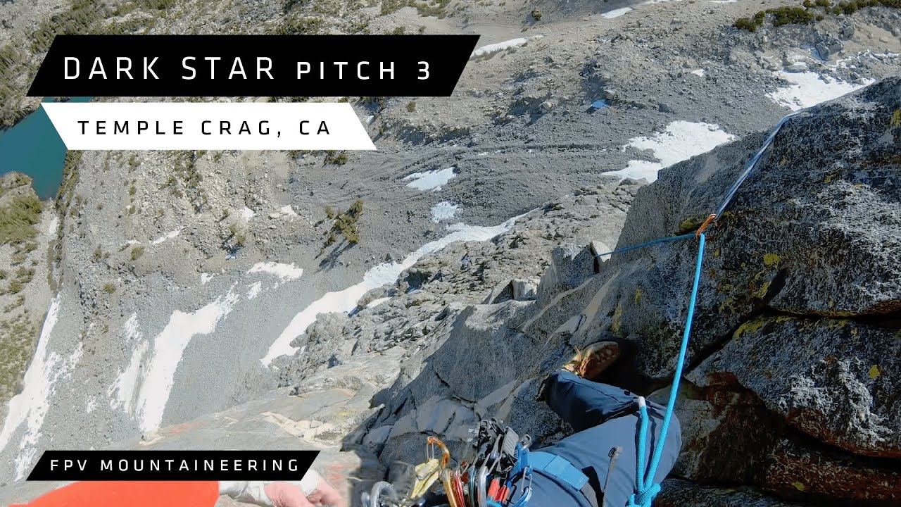 FPV Mountaineering: Dark Star (10c) Pitch 3 | Trad Climb