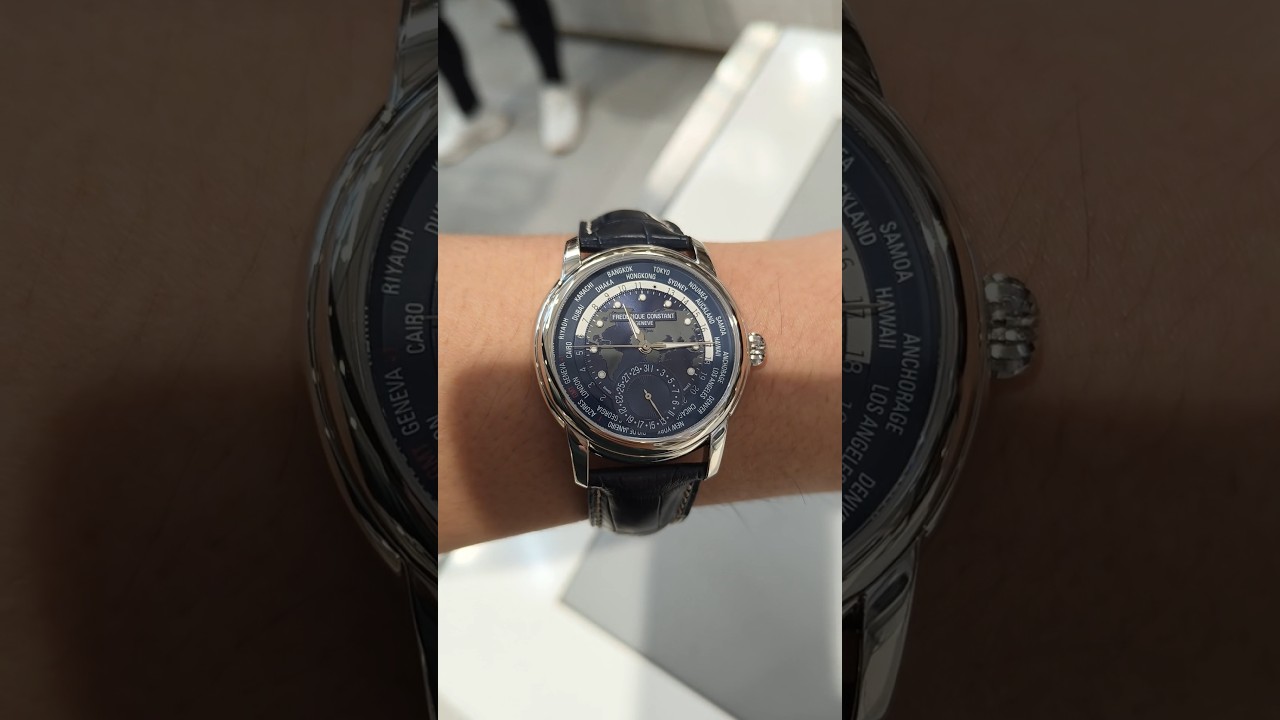 FC Manufacture Worldtimer blue dial watch FC-718NWM4H6 