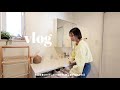 洗面鏡🪞DIY🔨ちょびっと模様替え🛋理想のマイホームへ💨👧🏻👶🏻が体調不良でお休みの日🌙2days vlog