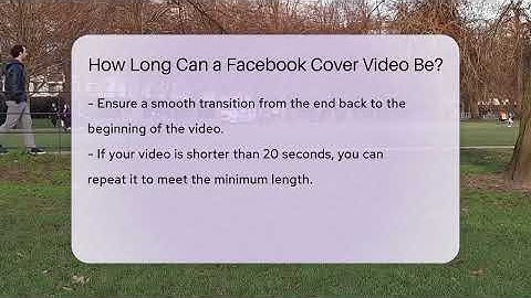 How Long Can a Facebook Cover Video Be? - Everyday-Networking