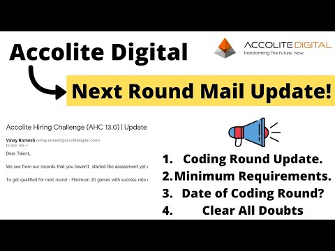 [ Declared ] Application status for AHC 16.0 - Accolite Digital - Java Language at Accolite Campus