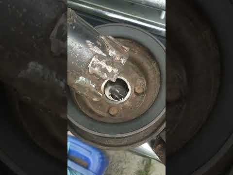 замена сальника коленвала Паджеро 2