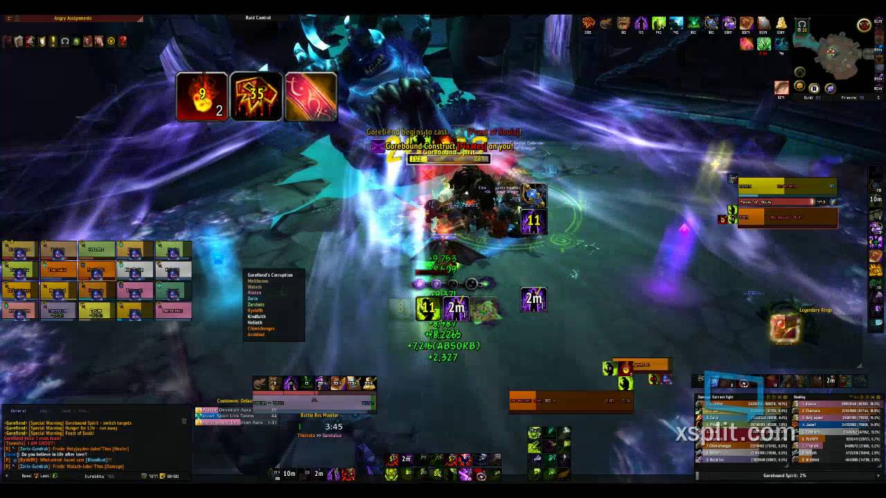 Omega (Jubei'Thos) vs Mythic Gorefiend (First Kill)