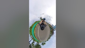 Tiny Planet for Insta360 X3 #fdcmotovlog #insta360x3