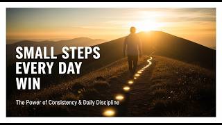 Small Steps Every Day Win | The Power of Consistency and Daily Discipline