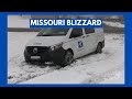 01-09-2024 Marshall, MO - Ground Blizzard - Mail Truck Stuck - Slide Offs